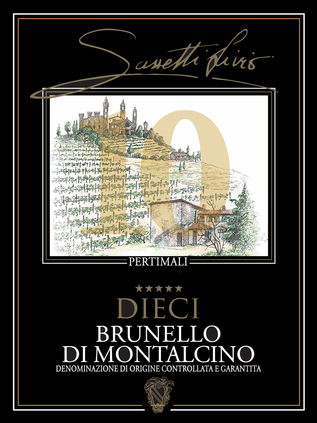 Sassetti Livio Pertimali Brunello di Montalcino, DOCG “DIECI” 2007