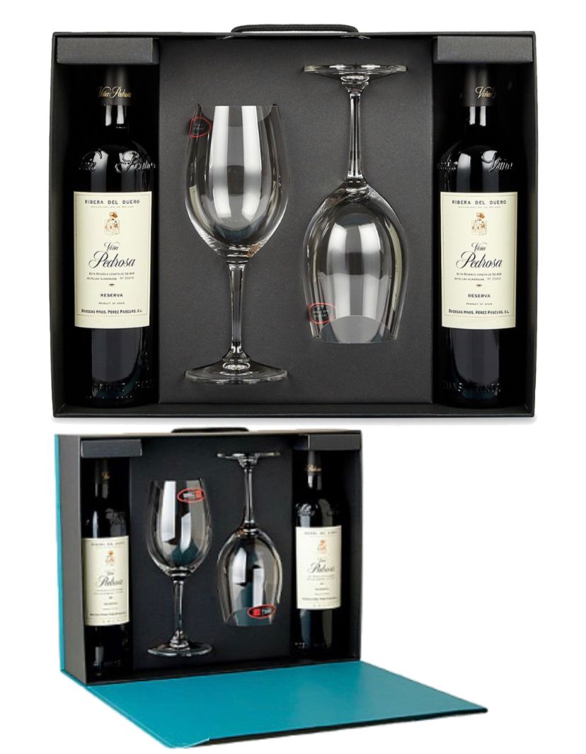 Vina Pedrosa Gift Set (2 x Vina Pedrosa Reserva 2020 + 2 Riedel Glasses)